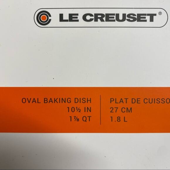 Le Creuset Oval Baking Dish 10.5 Inch Light Blue Stoneware 1-7/8 Quart Brand NEW - Picture 3 of 5